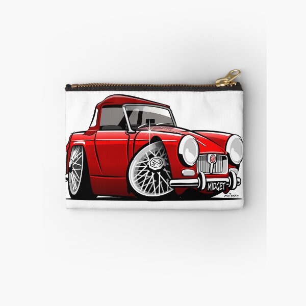 Item preview, MG Midget Mk 1 caricature red designed and sold by car2oonz.