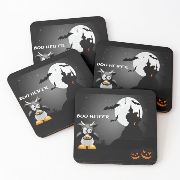 Item preview, Cow Boo Heifer Halloween Farmer designed and sold by toufikpromo.