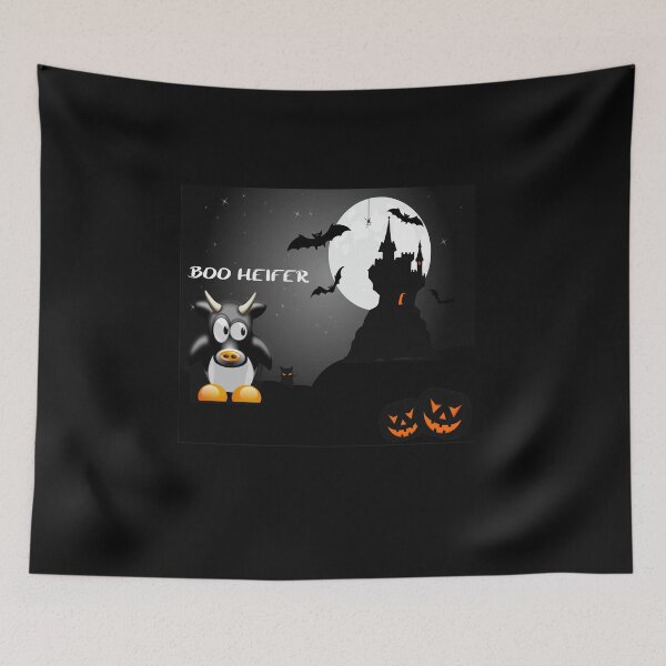 Item preview, Cow Boo Heifer Halloween Farmer designed and sold by toufikpromo.