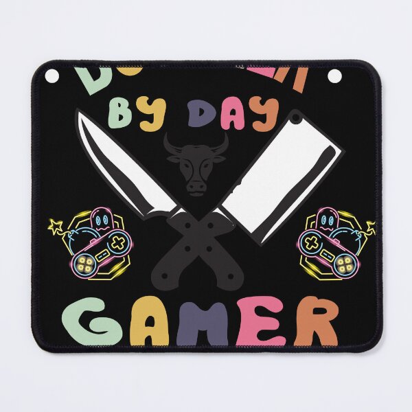 Item preview, butcher by day gamer by night designed and sold by EZONEEE.