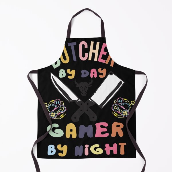 Item preview, butcher by day gamer by night designed and sold by EZONEEE.