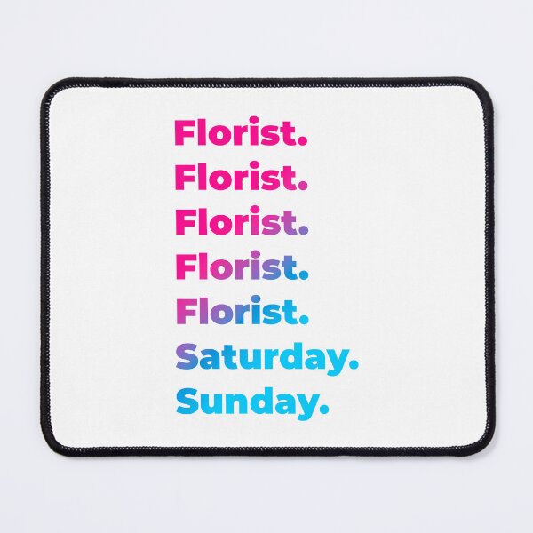 Item preview, Florist work week designed and sold by SVPOD.