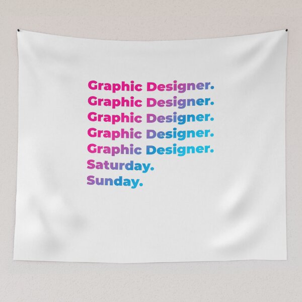 Item preview, Graphic Designer work week designed and sold by SVPOD.