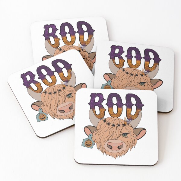 Item preview, Boo highland cow designed and sold by SaintsPlace.