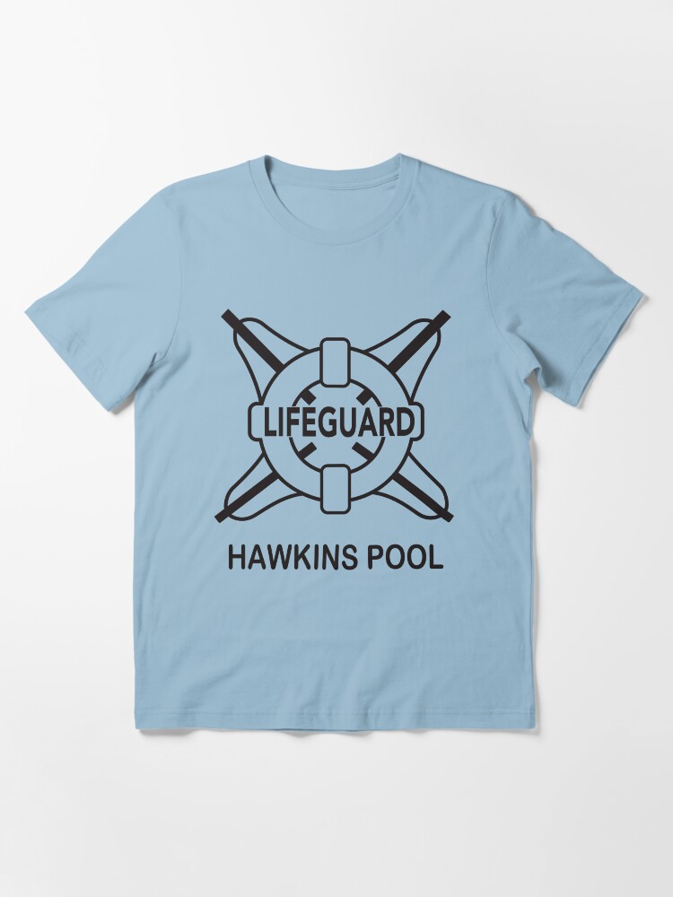 Stranger Things Hawkins Pool Lifeguard Logo