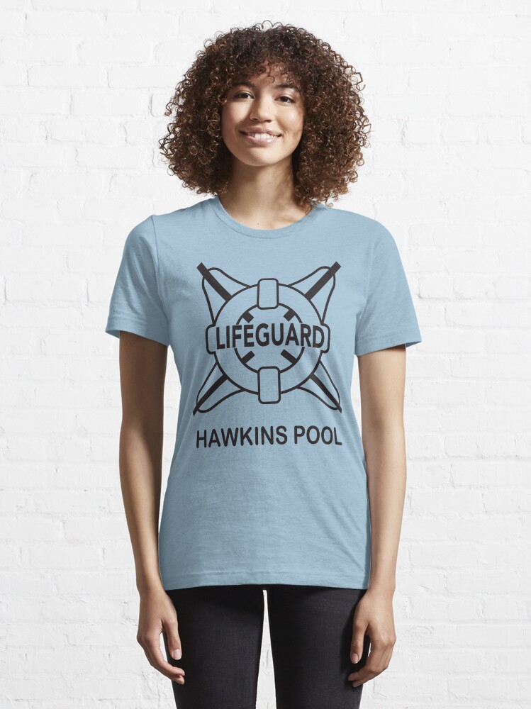 Stranger Things Hawkins Pool Lifeguard Logo