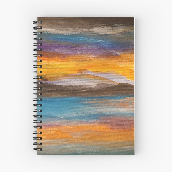 Item preview, Orange and purple sunset reflected in water designed and sold by WorldOfWendyArt.