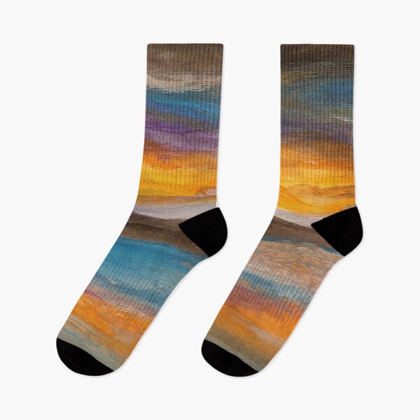 Item preview, Orange and purple sunset reflected in water designed and sold by WorldOfWendyArt.