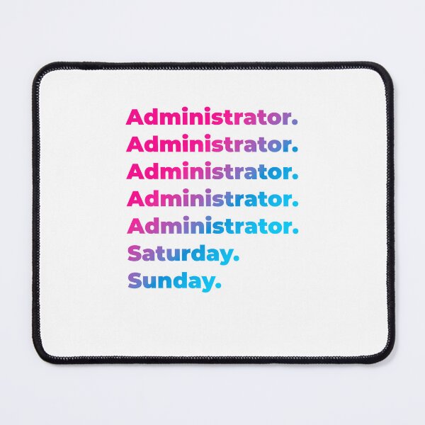 Item preview, Administrator work week designed and sold by SVPOD.