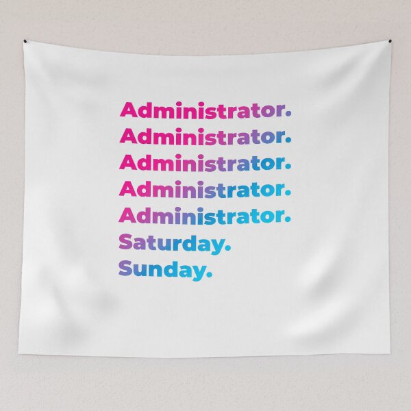 Item preview, Administrator work week designed and sold by SVPOD.