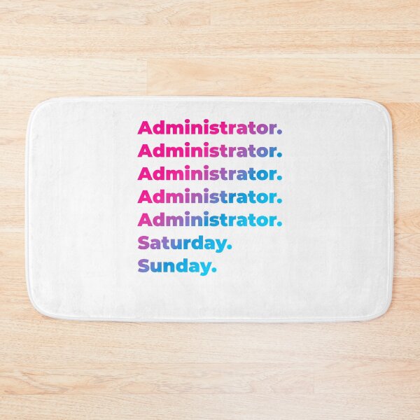 Item preview, Administrator work week designed and sold by SVPOD.