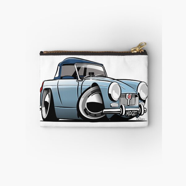 Item preview, MG Midget Mk 1 caricature blue designed and sold by car2oonz.