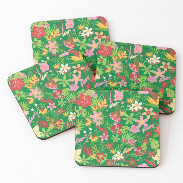 Item preview, Flower Garden, with red, pink and green flowers.  designed and sold by RiadMannan.