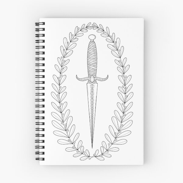 Aperçu de l'œuvre Dague de cottage féminine (contour uniquement) créée et vendue par Cute Curations.
