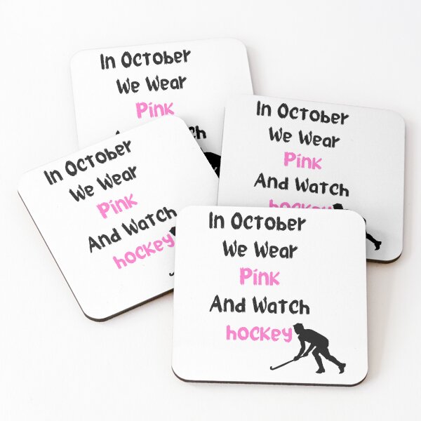 Item preview, in octobre we wear Pink and watch ice hockey designed and sold by hassendz.