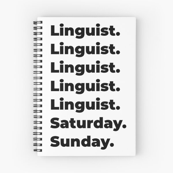 Item preview, Linguist funny workweek designed and sold by SVPOD.