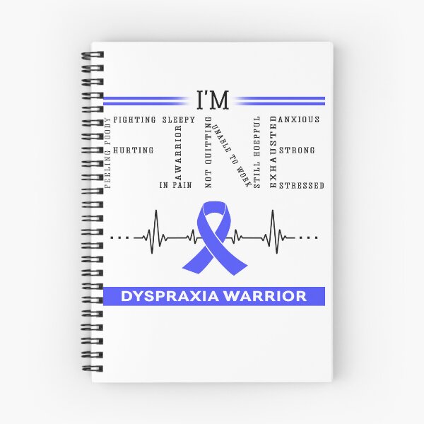 Item preview, I'm Fine Dyspraxia Warrior Support Dyspraxia Awareness Gifts designed and sold by rechardtee.