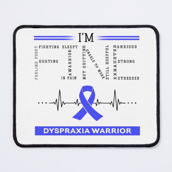 Item preview, I'm Fine Dyspraxia Warrior Support Dyspraxia Awareness Gifts designed and sold by rechardtee.