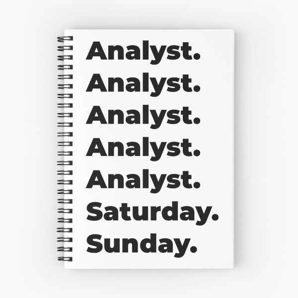 Item preview, Analyst funny workweek designed and sold by SVPOD.