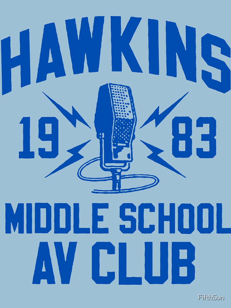 Discover Stranger Things Hawskin Middle School AV Club 1983  | Essential T-Shirt 
