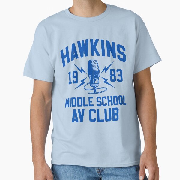 Item preview, Stranger Things Hawkins Middle School AV Club 1983  designed and sold by FifthSun.