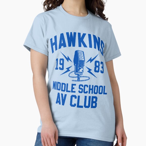 Item preview, Stranger Things Hawkins Middle School AV Club 1983  designed and sold by FifthSun.