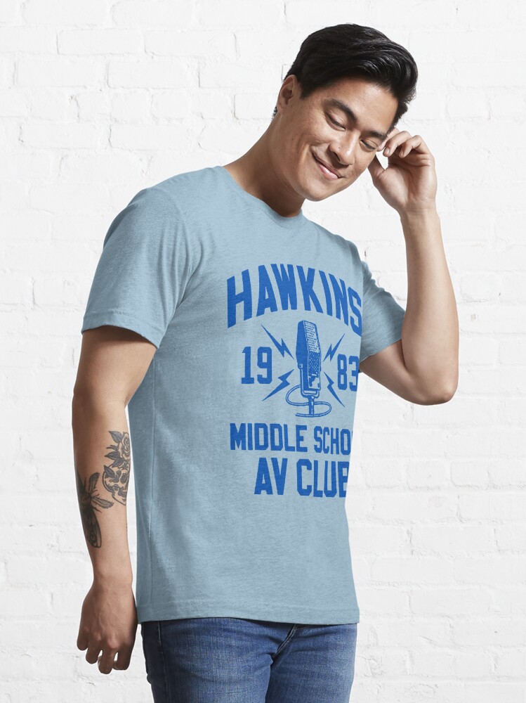 Disover Stranger Things Hawskin Middle School AV Club 1983  | Essential T-Shirt 