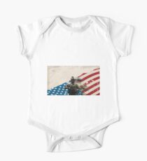 American Soldier Flag One Piece - Short Sleeve