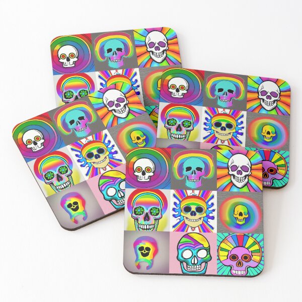 Item preview, Trippy Hippy Skulls designed and sold by Riccivela.