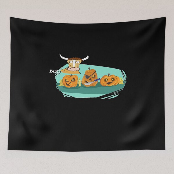 Item preview, Cow Boo Heifer Halloween Farmer designed and sold by toufikpromo.