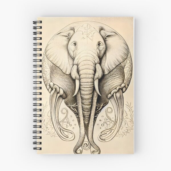 Item preview, Ilustración de elefante blanco designed and sold by LetGoRelease.