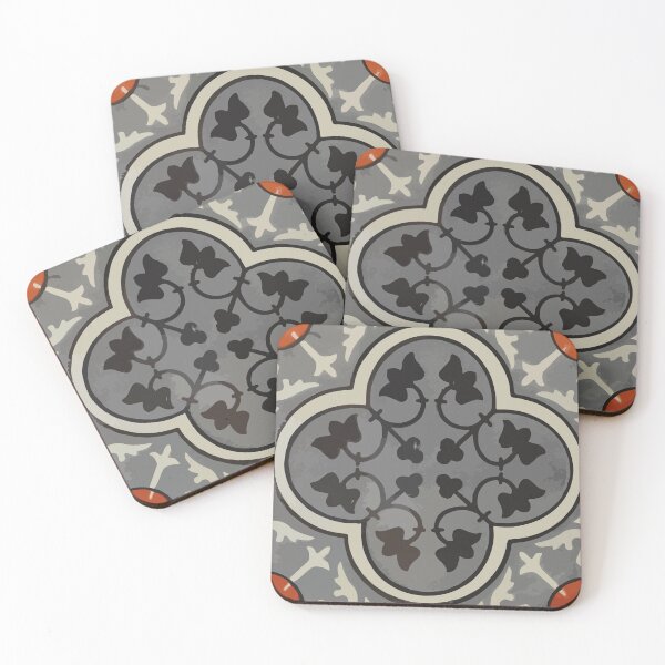 Item preview, Azulejo de talavera mexicana art nouveau azulejo gris diseño de interiores designed and sold by T-Mex.