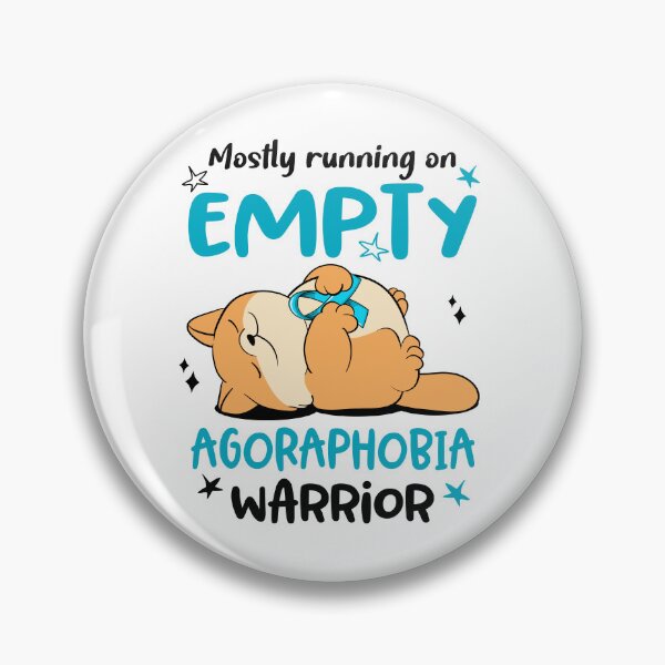 Item preview, Mostly running on Empty Agoraphobia Warrior designed and sold by ElizabethS809.