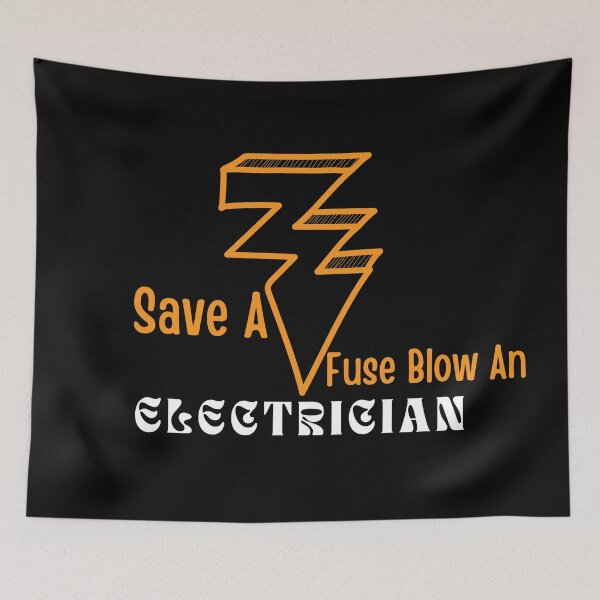 Item preview,  Save A Fuse Blow An Electrician /Funny Electrician Dad /t Family designed and sold by Alexa5454.