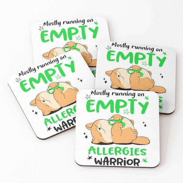 Item preview, Mostly running on Empty Allergies Warrior designed and sold by ElizabethS809.