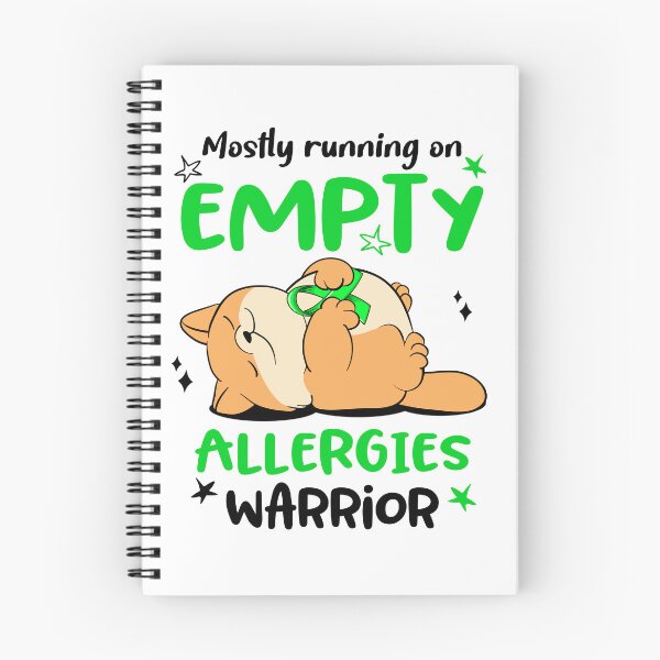 Item preview, Mostly running on Empty Allergies Warrior designed and sold by ElizabethS809.