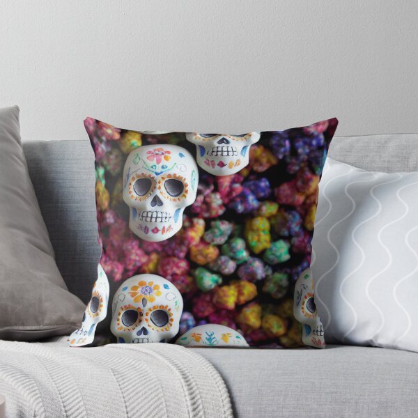 Item preview, Sugar Skulls Tile 1 designed and sold by sixblackroses.