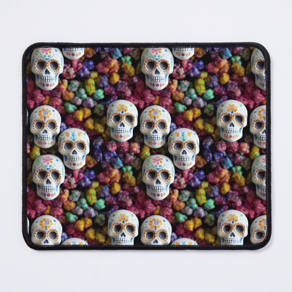 Item preview, Sugar Skulls Tile 1 designed and sold by sixblackroses.