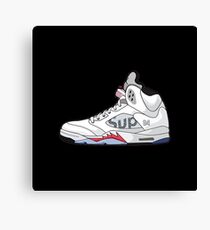 Supreme x Nike Air Canvas Print
