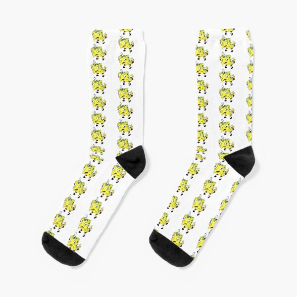 Mocking Sponge Meme Socks