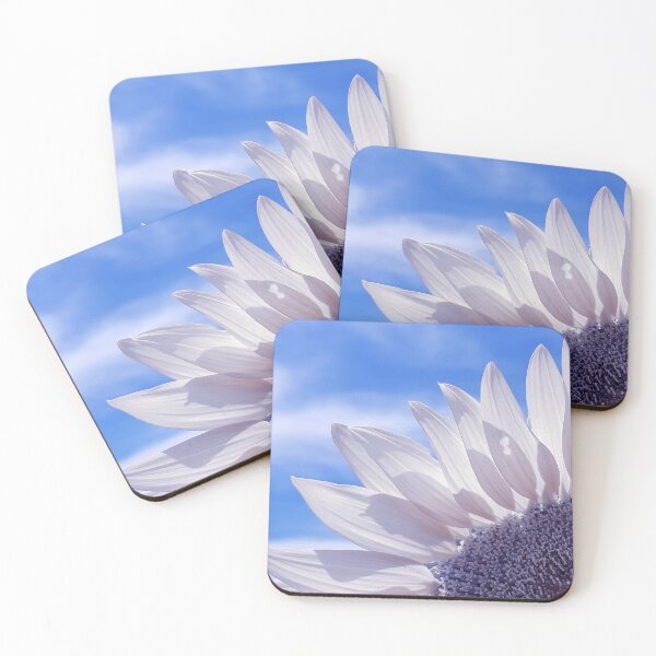 Item preview, White Lilac Sunflower In Blue Sky Exotic Close-Up designed and sold by DEC02.