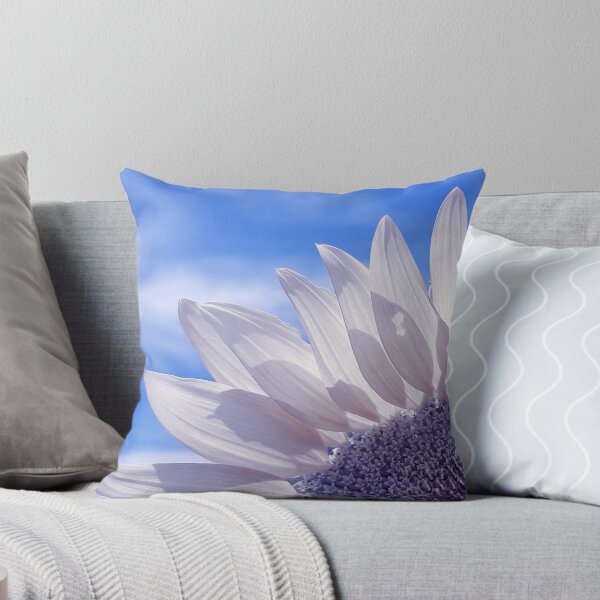 Item preview, White Lilac Sunflower In Blue Sky Exotic Close-Up designed and sold by DEC02.