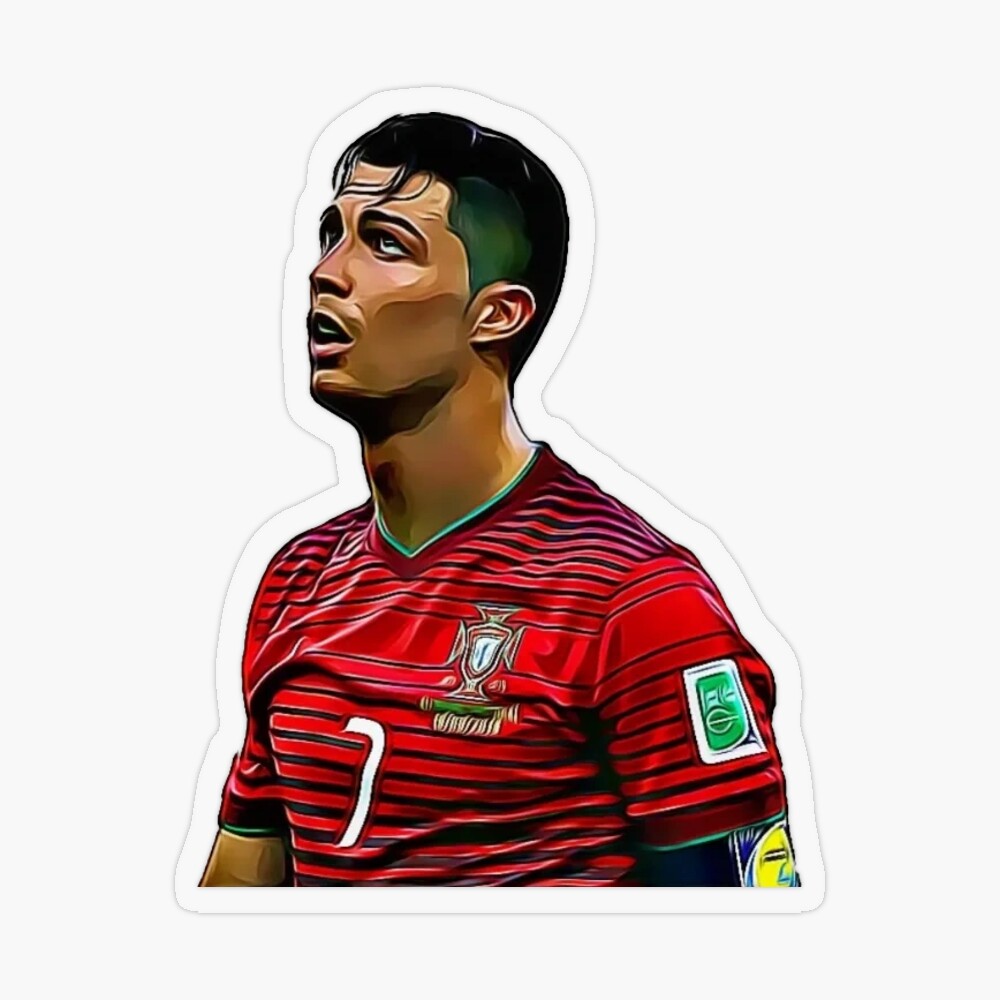 CRISTIANO RONALDO "WEARING PORTUGAL FOOTBALL JERSEY" POSTER -  Soccer / Football