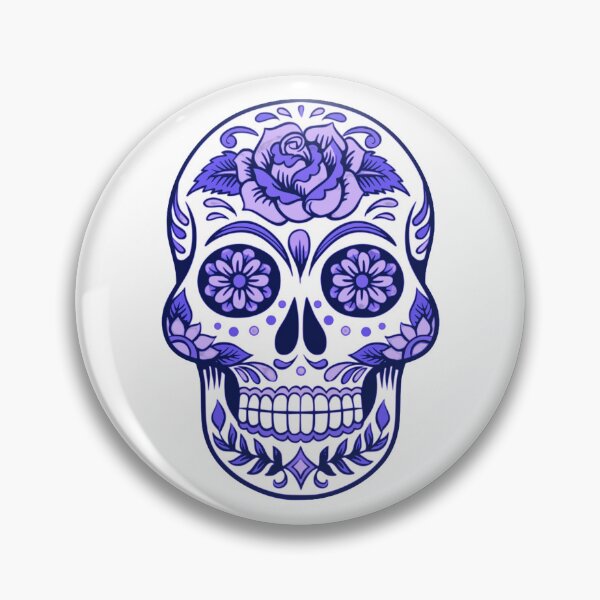 Item preview, Purple Neon Skeleton Face with Patterns designed and sold by Dven-Clothes.