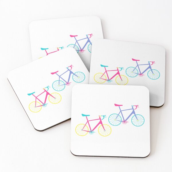 Item preview, Road Bikes in 80s retro colors designed and sold by DrawForth2020.