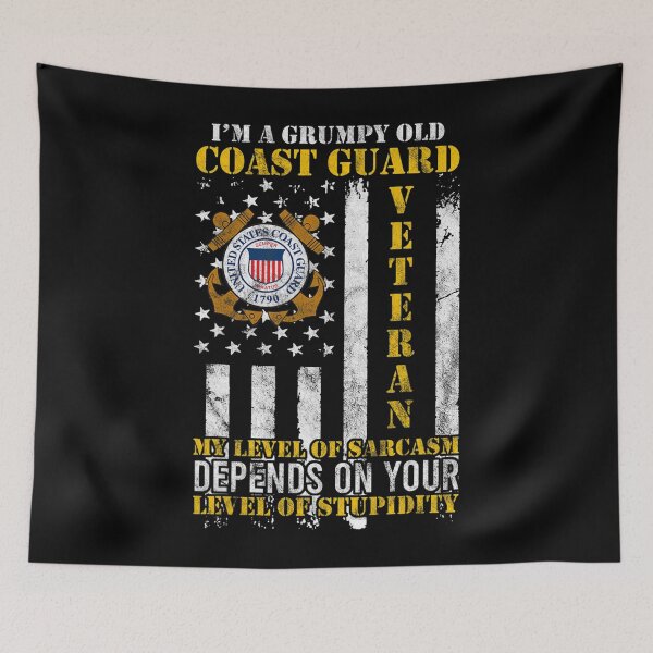 Item preview, I'm a Grumpy Old Coast Guard Veteran Gift for a Veteran designed and sold by shockedsupply44.