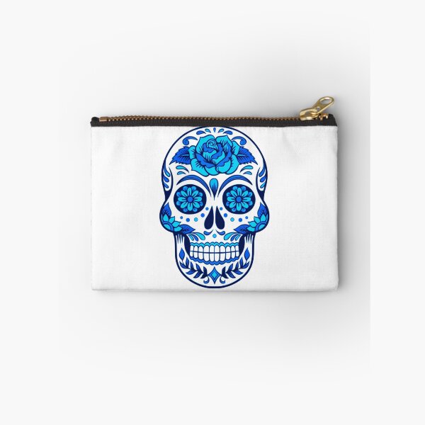 Item preview, Blue Neon Skeleton Face with Patterns designed and sold by Dven-Clothes.