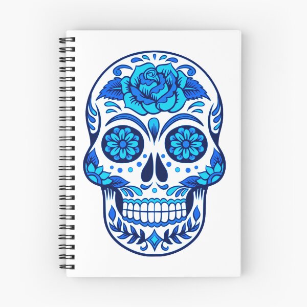 Item preview, Blue Neon Skeleton Face with Patterns designed and sold by Dven-Clothes.