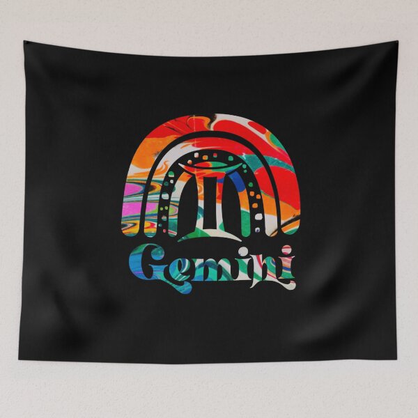 Item preview, Gemini Flower Boho designed and sold by MyStarSign.