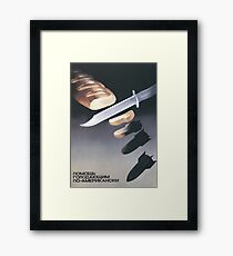 American humanitarian aid Framed Print